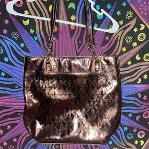 Michael Kors Shimmering Bronze Tote